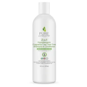 2-IN-1 Hypoallergenic Fragrance Free Tear Free Shampoo & Conditioner
