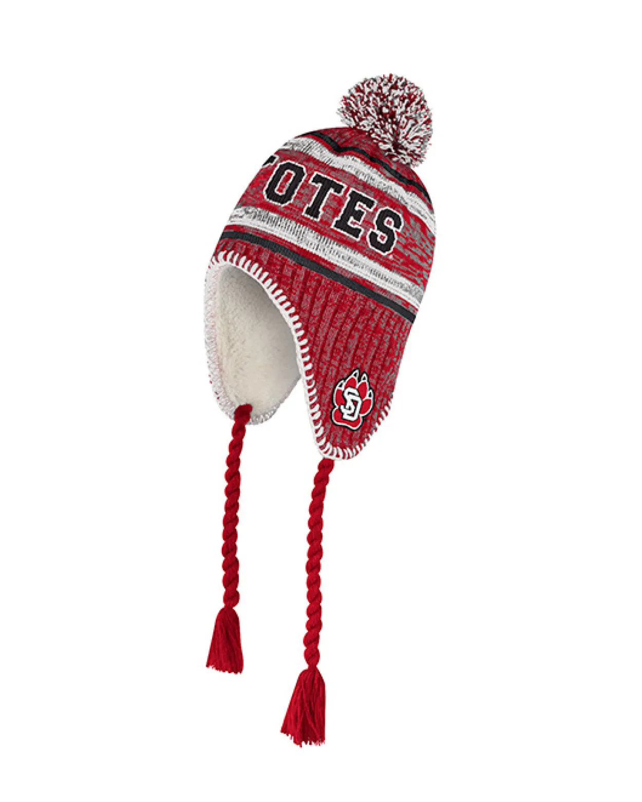 2023 Colosseum Unisex Red Earflap Beanie