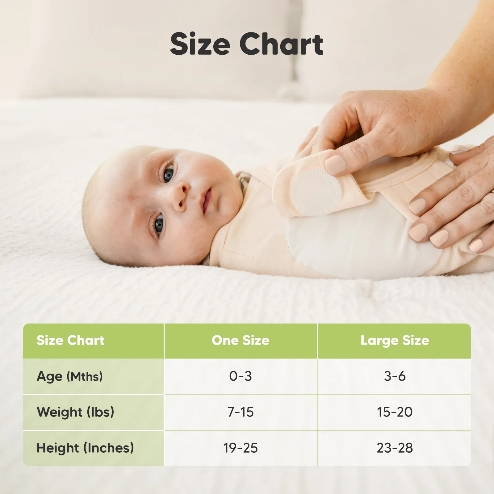 3-Pack Soothe Zippy Swaddle Wrap (Angelic)
