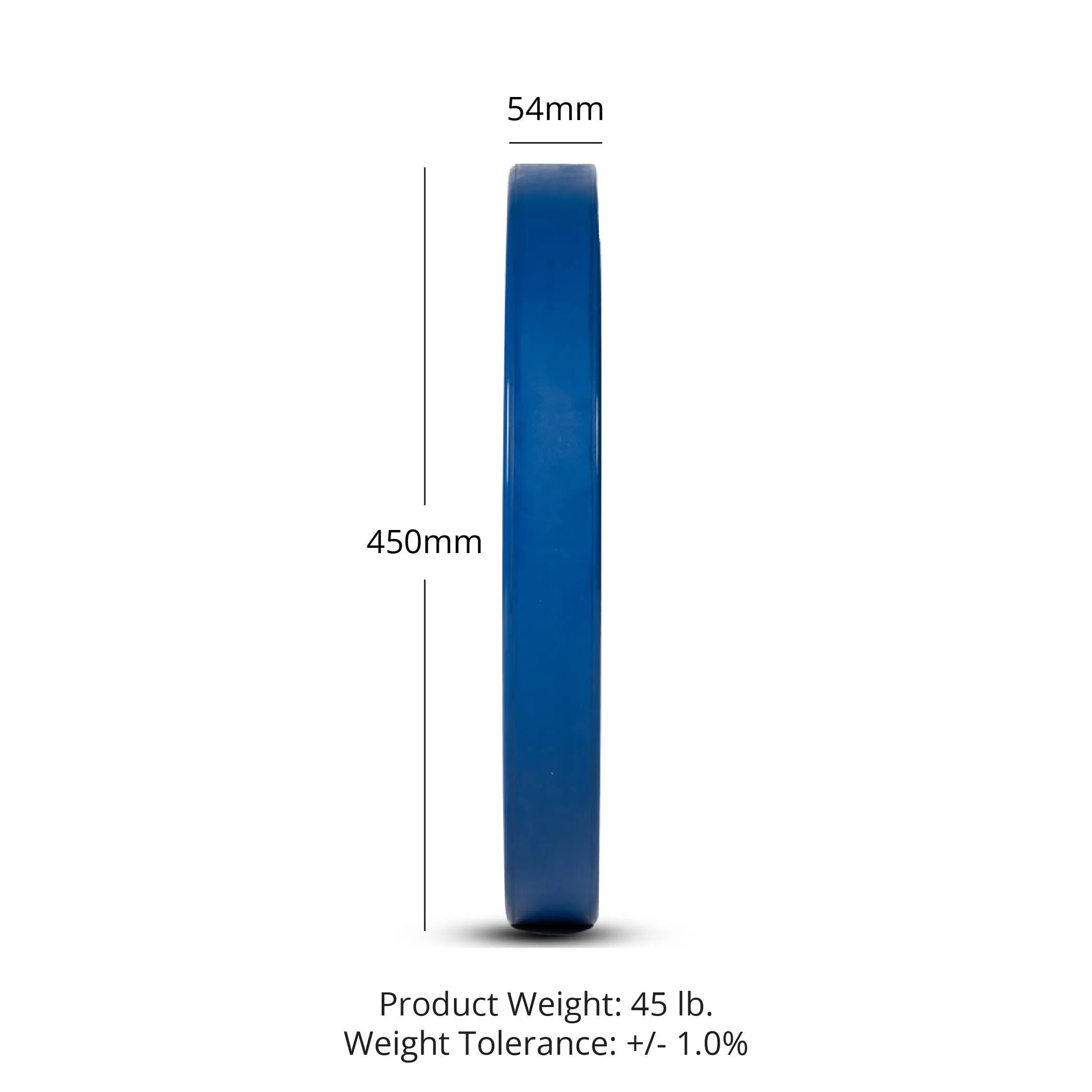 45 LB Single Elite Color Competition Plate