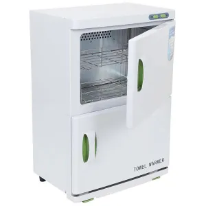46L Dual Towel Warmer Cabinet with Sterilizer