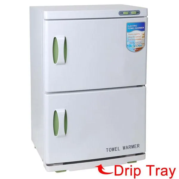 46L Dual Towel Warmer Cabinet with Sterilizer