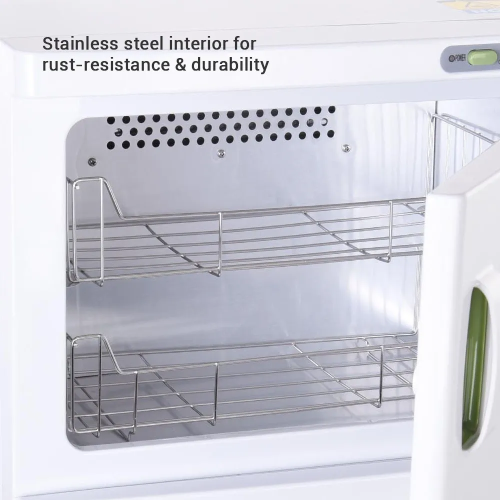 46L Dual Towel Warmer Cabinet with Sterilizer