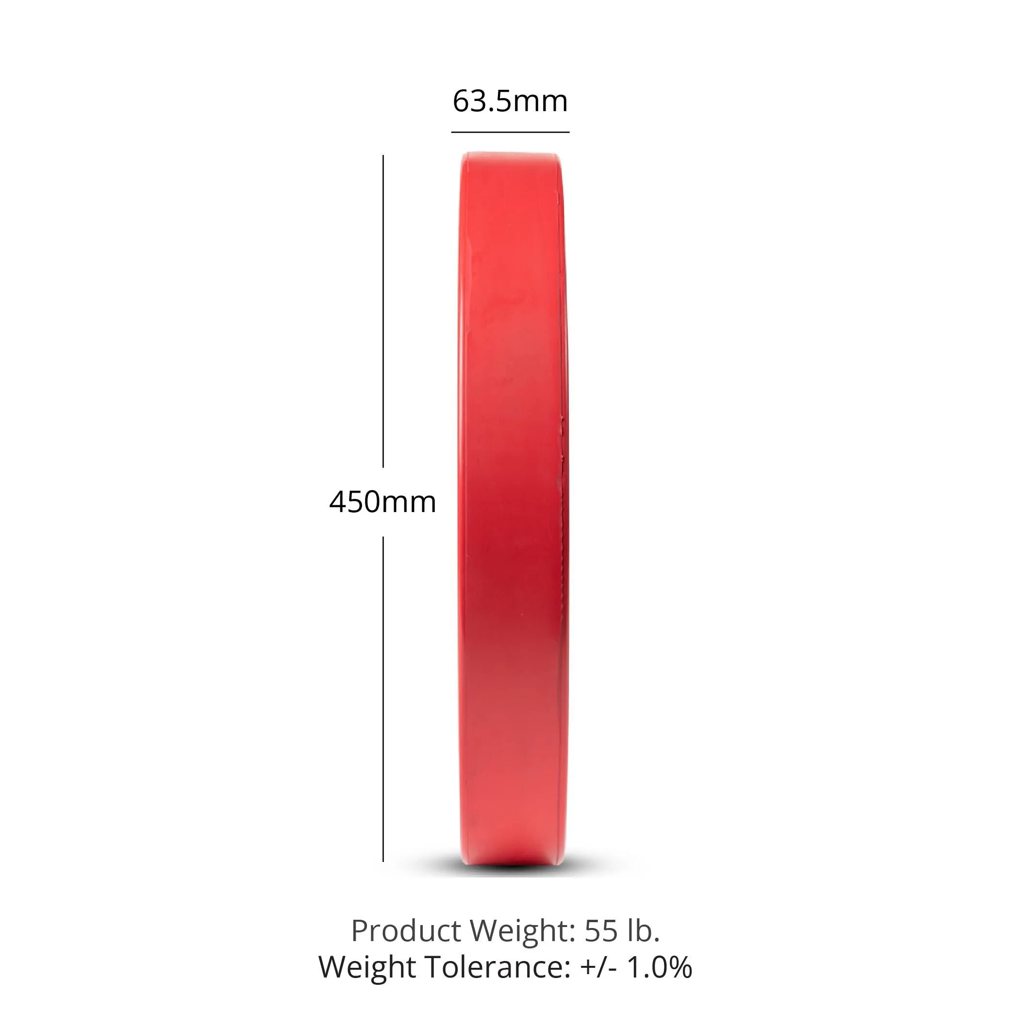 55 LB Single Elite Color Competition Plate