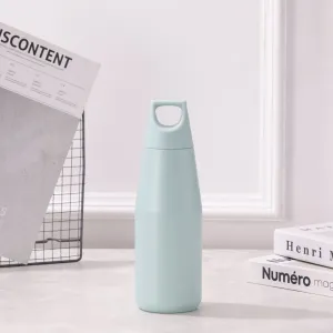 580ml Blue 316 Stainless Steel Insulated Bottle | American Tapered Design | Outdoor Sports Flask