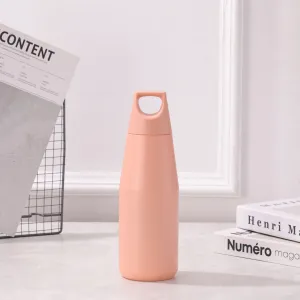 580ml Orange 316 Stainless Steel Insulated Bottle | American Tapered Design | Outdoor Sports Flask