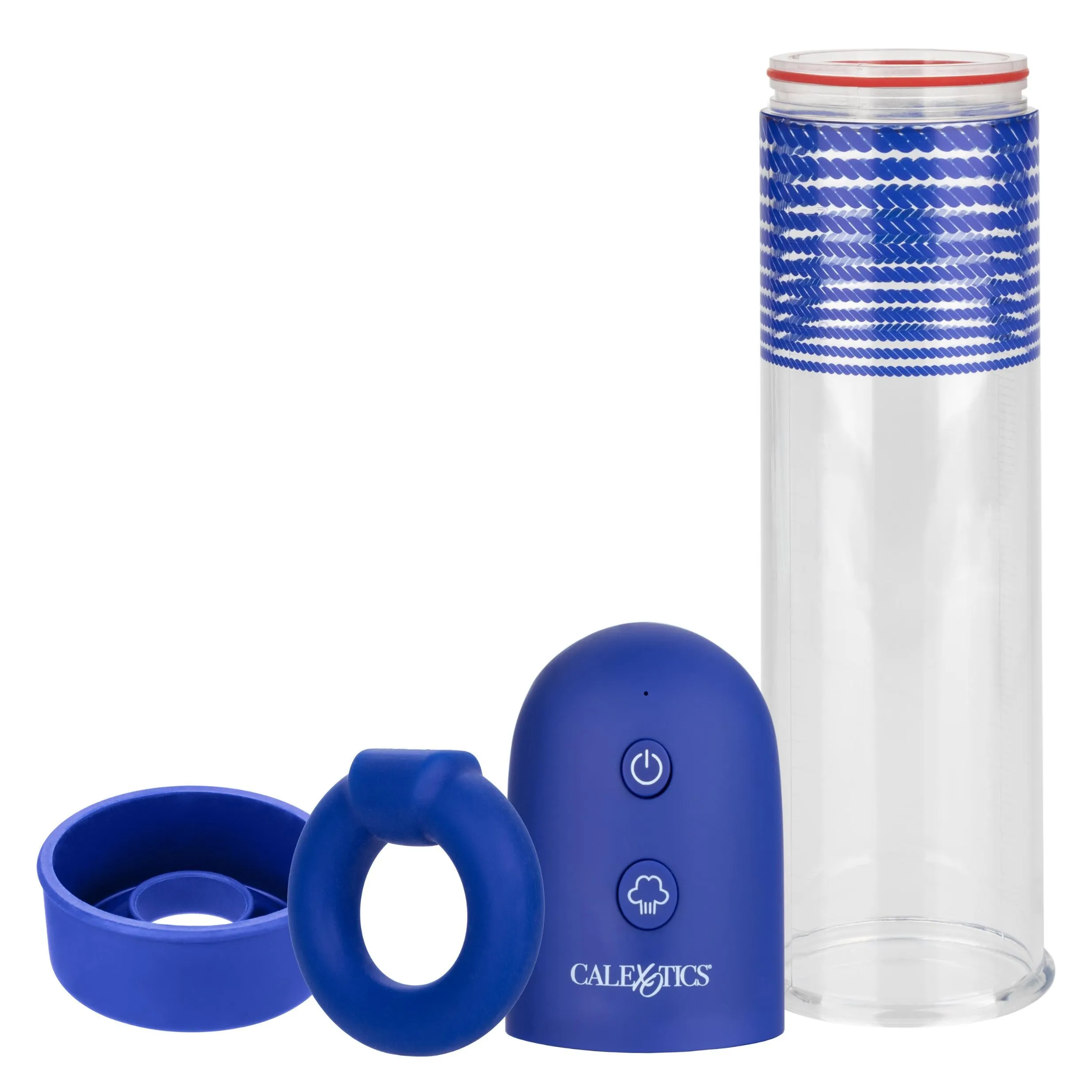 Admiral Rechargeable Rock Hard Pump Kit -Blue
