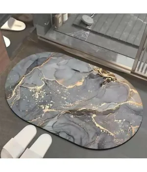Anti-Skid Rubber Bath Mat(300)5403-Marble