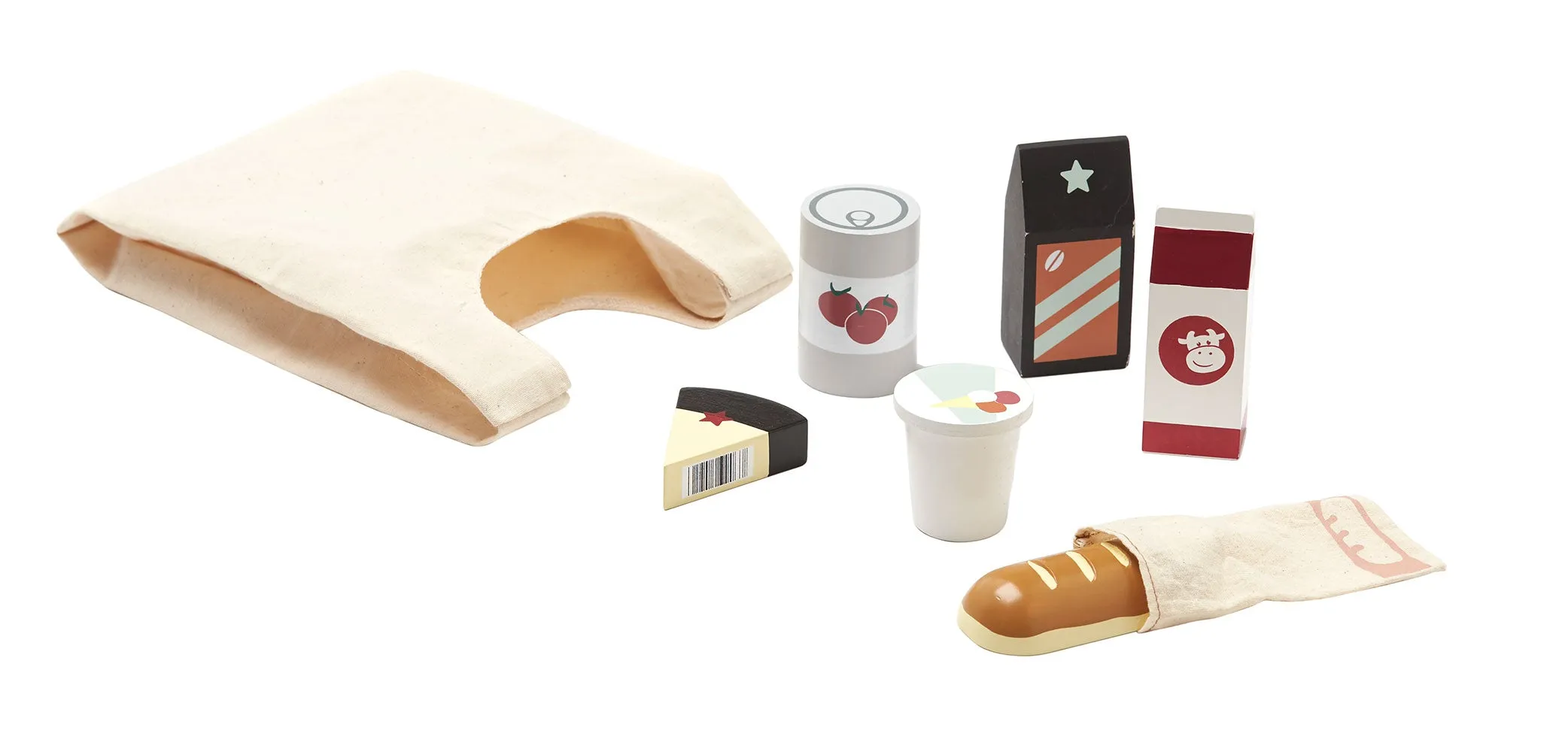 Assortiment courses à l'épicerie KID'S HUB