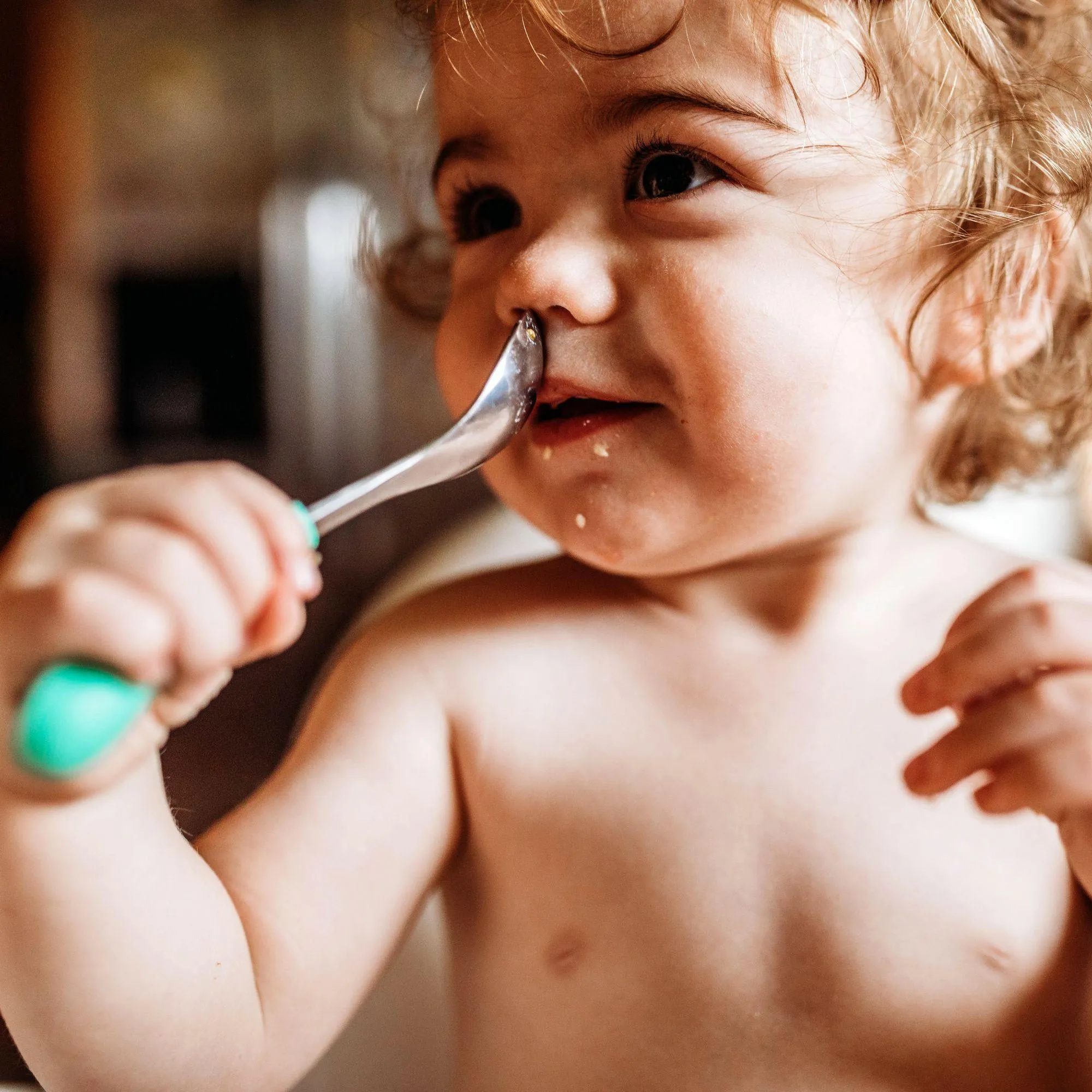 Avanchy Stainless Steel Infant Spoon Single (Younger Babies)