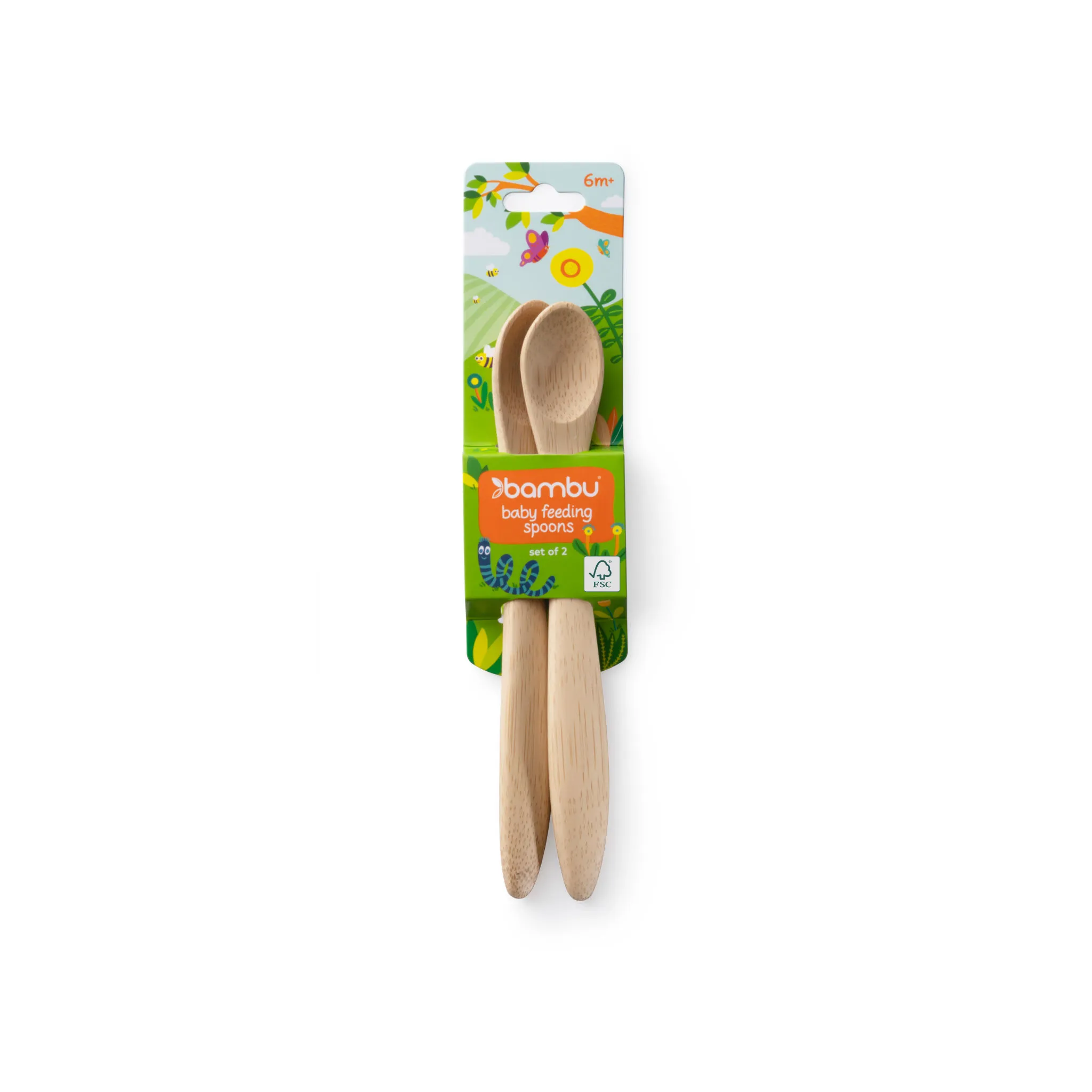Bamboo Baby's Feeding Spoons (6M )