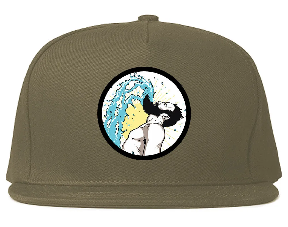 Beard Life Splash Snapback Hat