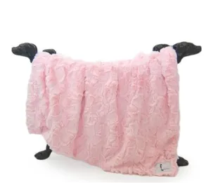 Bella Blanket in Baby Pink