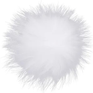 Big Bobbl - White - Fur Pom Pom