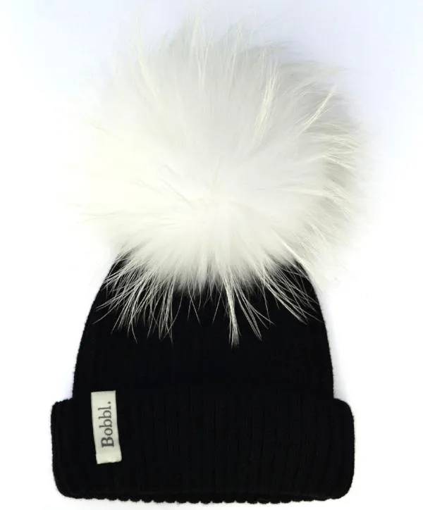 Big Bobbl - White - Fur Pom Pom