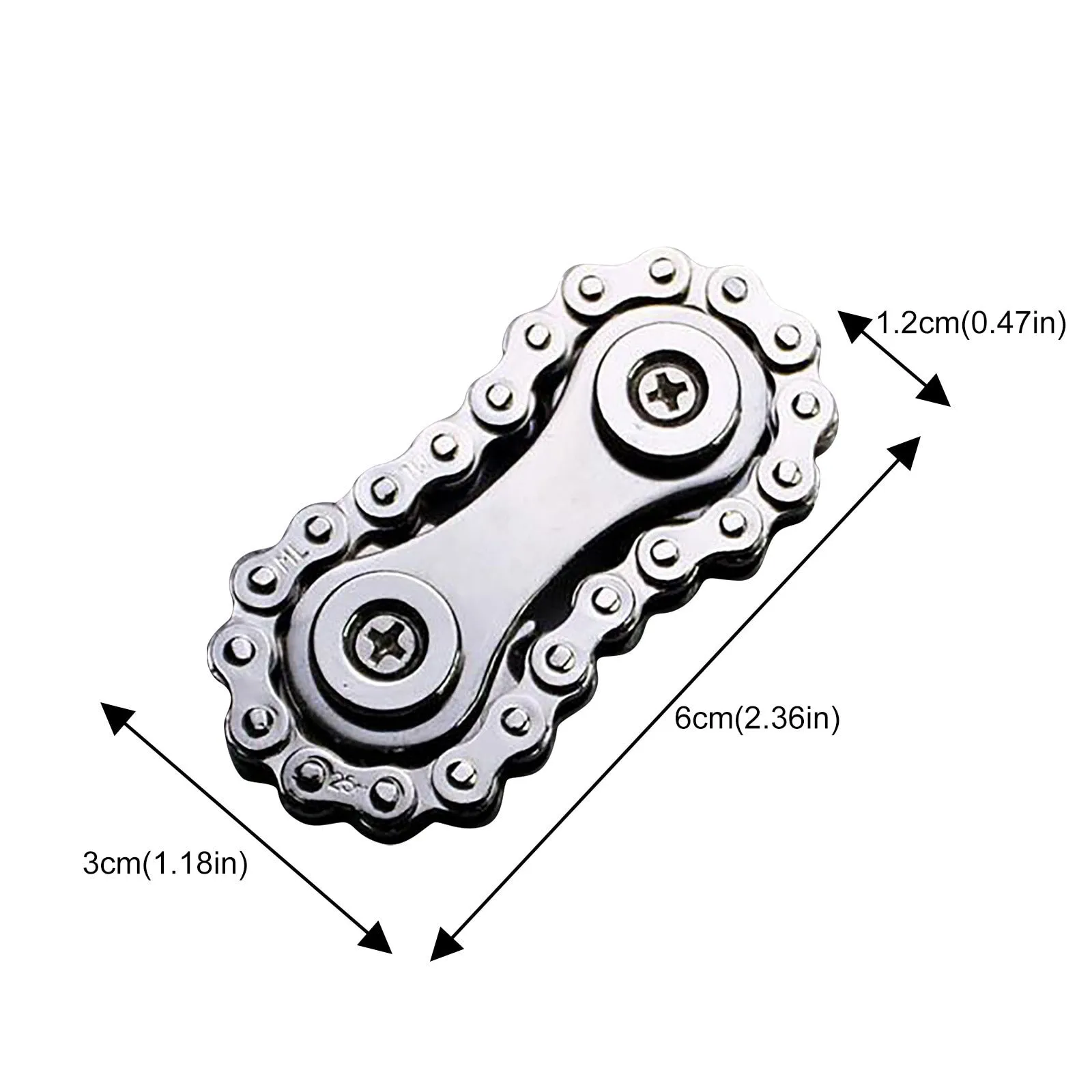 Bike Chain Fidget Spinner Toy | 9 Gear Metal Fidget Spinner | Sprocket