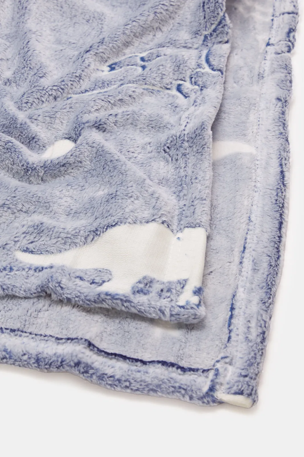 Blue Dinosaur Pattern Kids Blanket