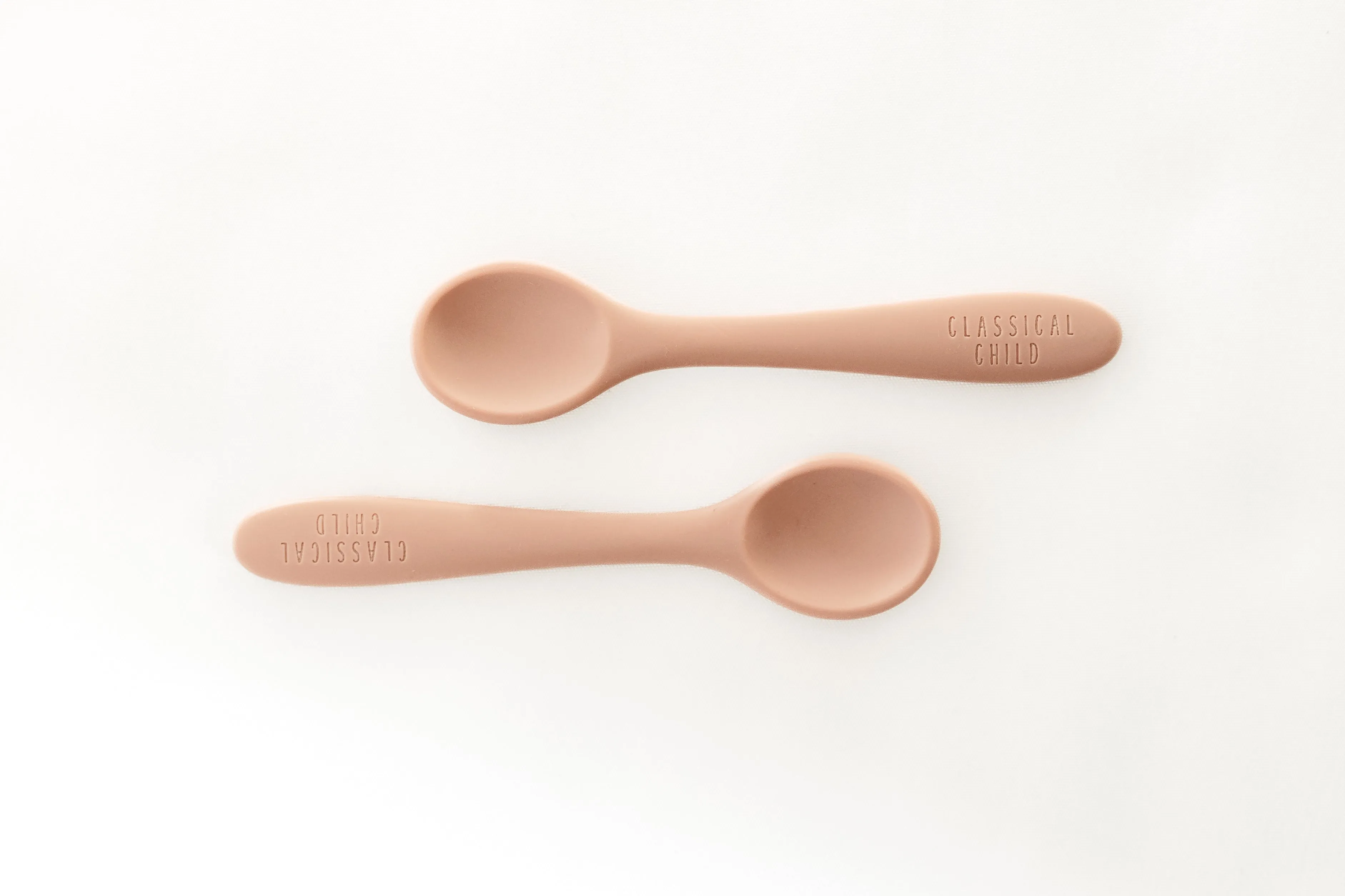 Blush Silicone Spoon 2 Pack