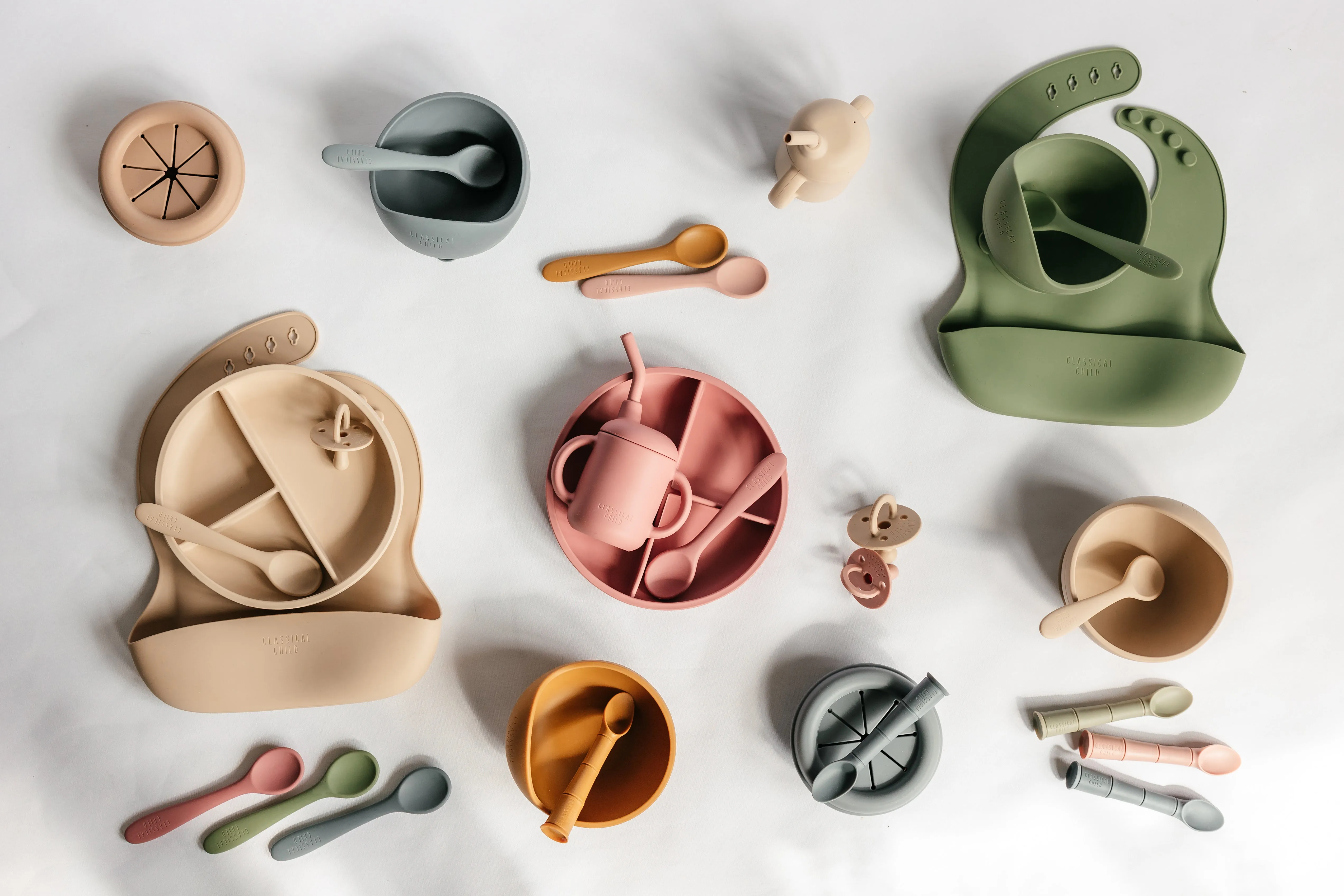 Blush Silicone Suction Bowl