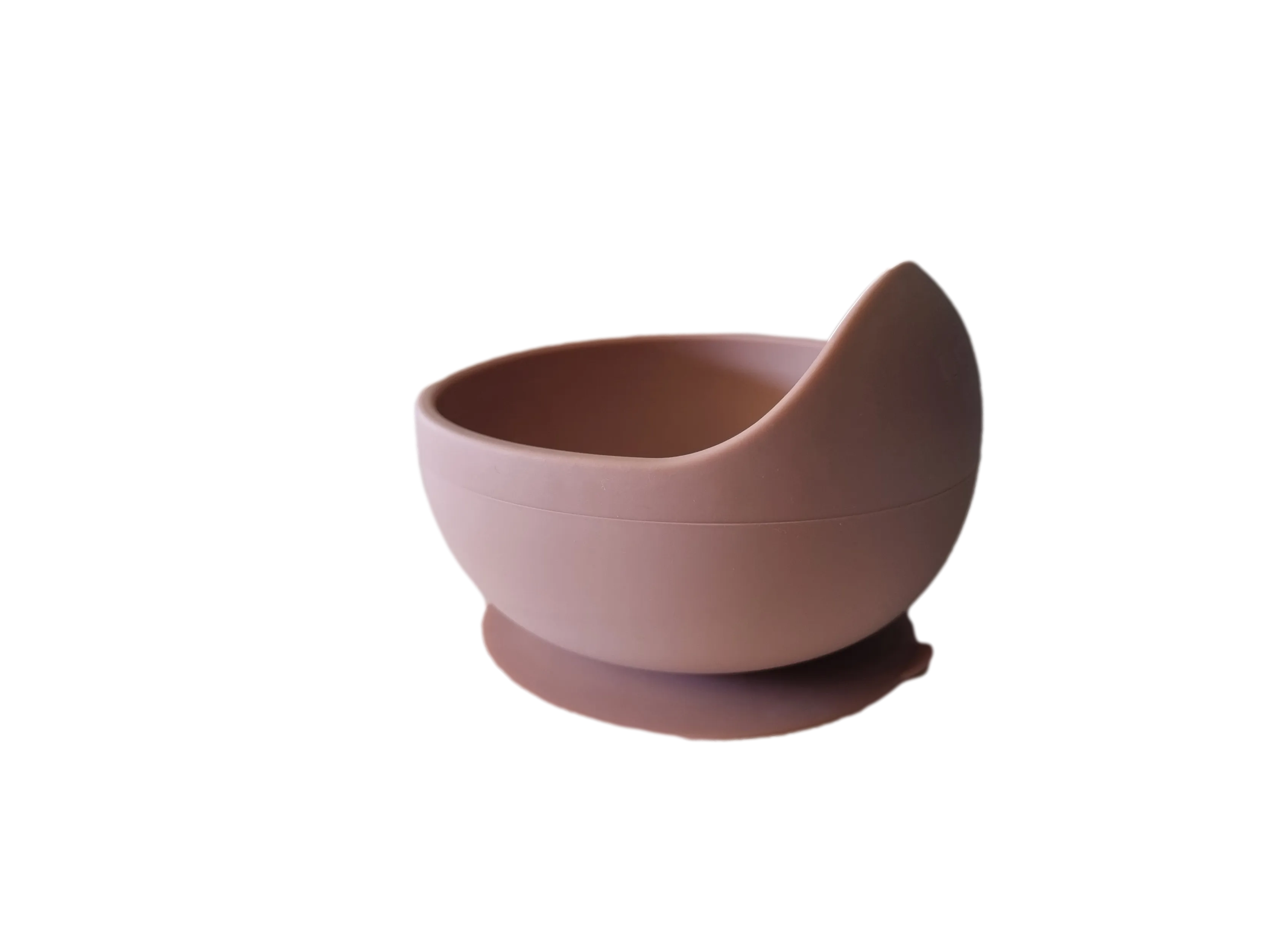 Blush Silicone Suction Bowl