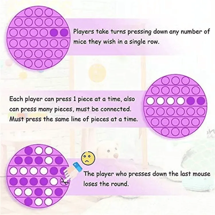 Bubble Toy 2 pieces Push Pop Bubble Sensory Toys