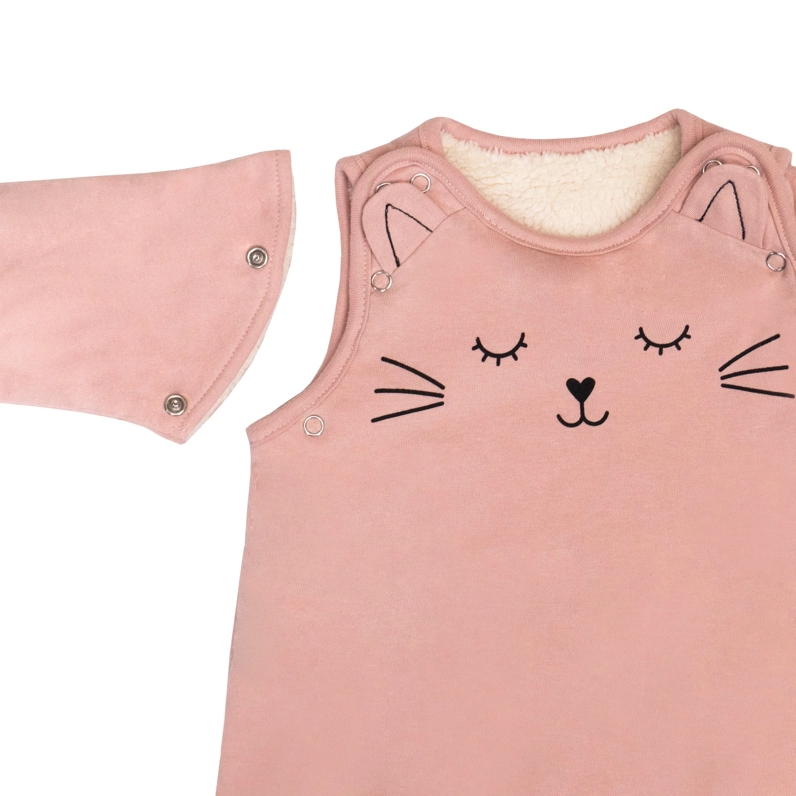 Cat Nap - Premium Sleep Sack - Sherpa Lined with Sleeves