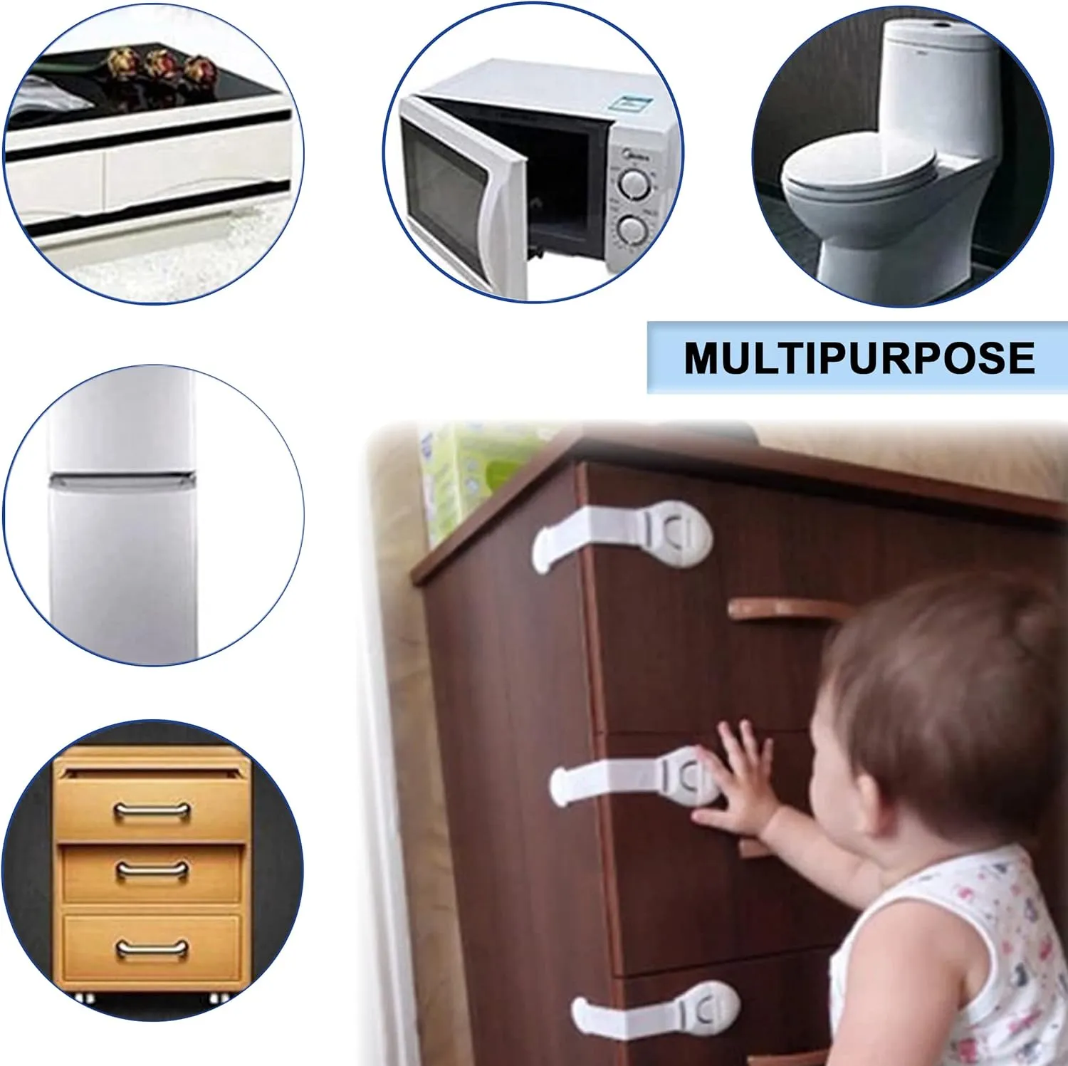 Child Safety Locks for Drawers