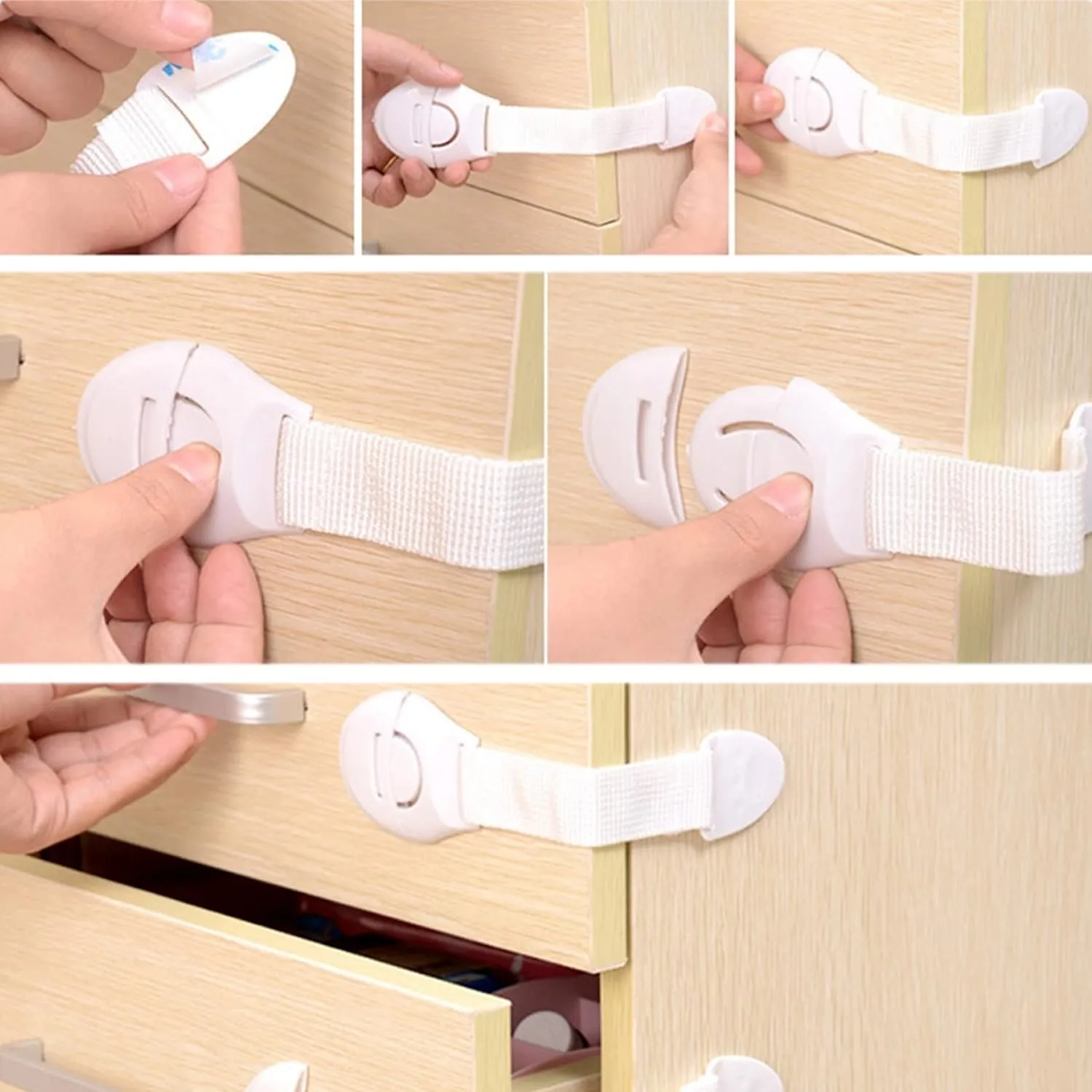 Child Safety Locks for Drawers