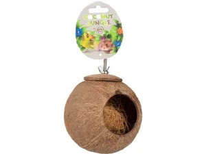 Coconut Jungle house with wire fixing 16x12,5x12,5cm