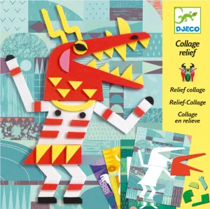 Collage Relief - Monsters Gallery