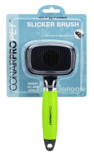 Conairpro Prep Brush Slicker Self Cleaning Dog