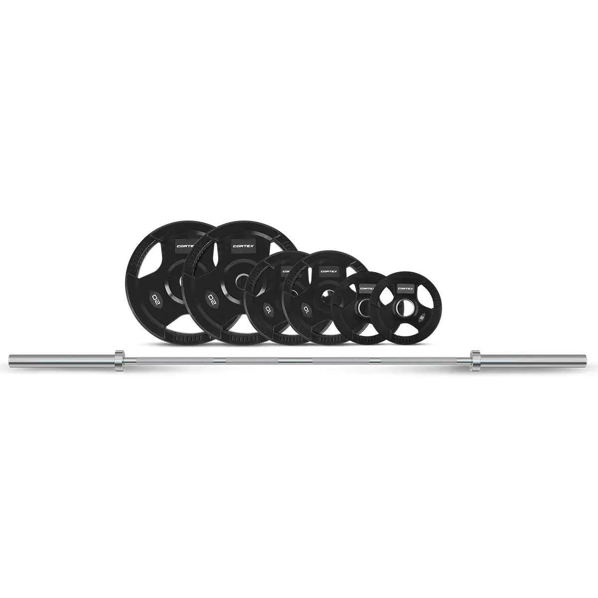 CORTEX Tri-Grip 50mm Olympic Plate Set