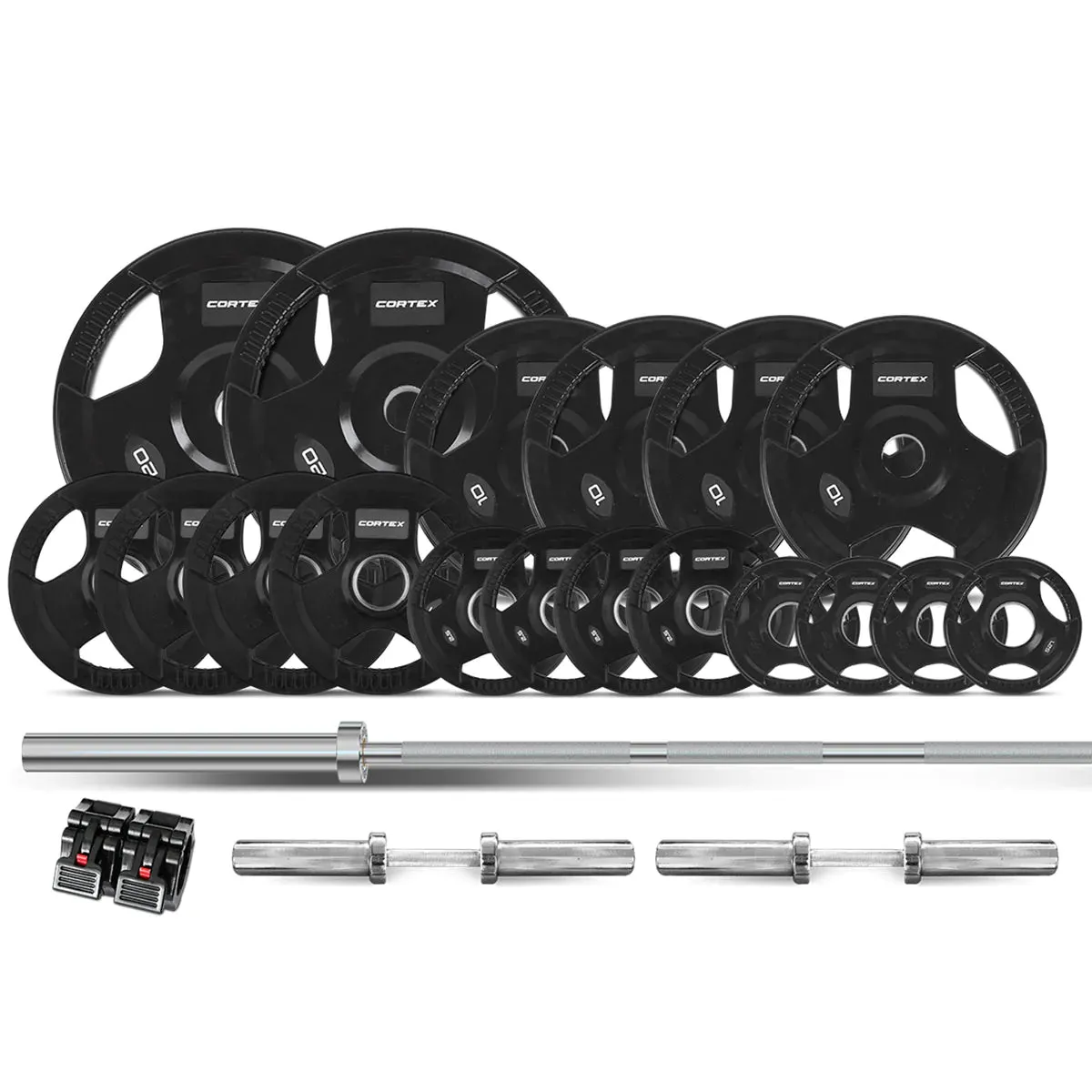 CORTEX Tri-Grip 50mm Olympic Plate Set