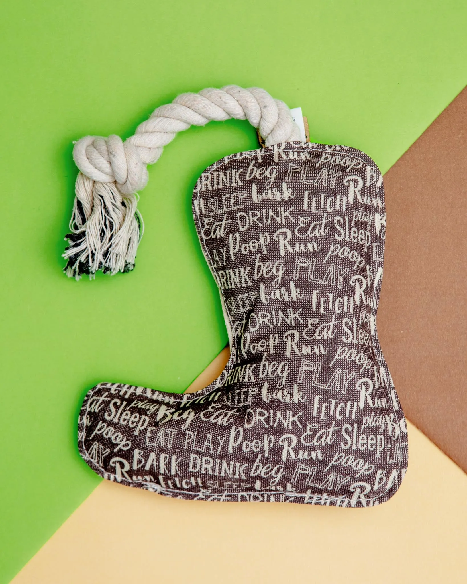 Cowboy Boot Rope Dog Toy