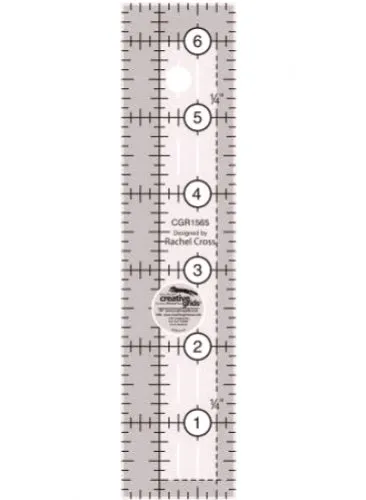 Creative Grids Quilting Ruler 1-1/2in x 6-1/2in