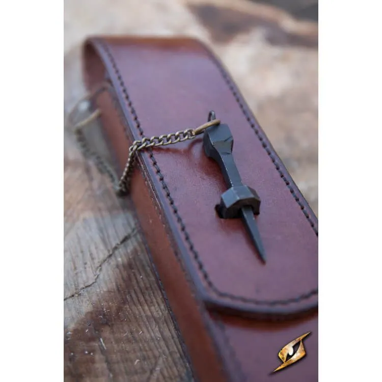 Cutlery W. Leather Hanger