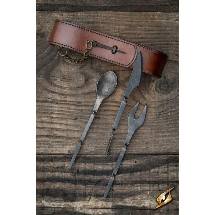 Cutlery W. Leather Hanger