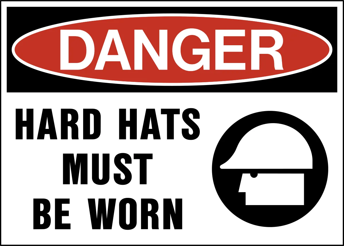 Danger - Head Protection