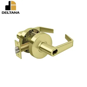 Deltana - Commercial Entry IC Core Grade 2 - Clarendon Less CYL - 2-3/4" Backset - 1-3/8" - 2" Door Thickness - Universal Handing - Optional Finish