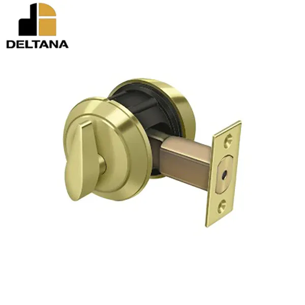 Deltana - Single Deadbolt Grade 1- Universal Handing - Optional Finish
