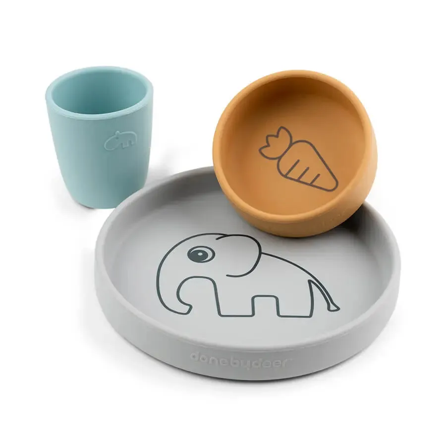 Done by Deer Silicone Dinner Set