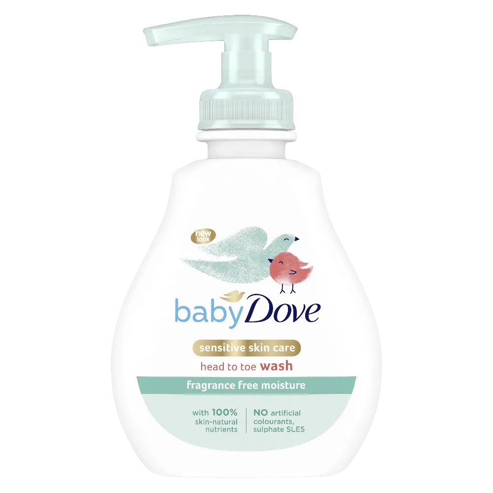 Dove Baby Head to Toe Wash Fragrance Free Moisture 200ml