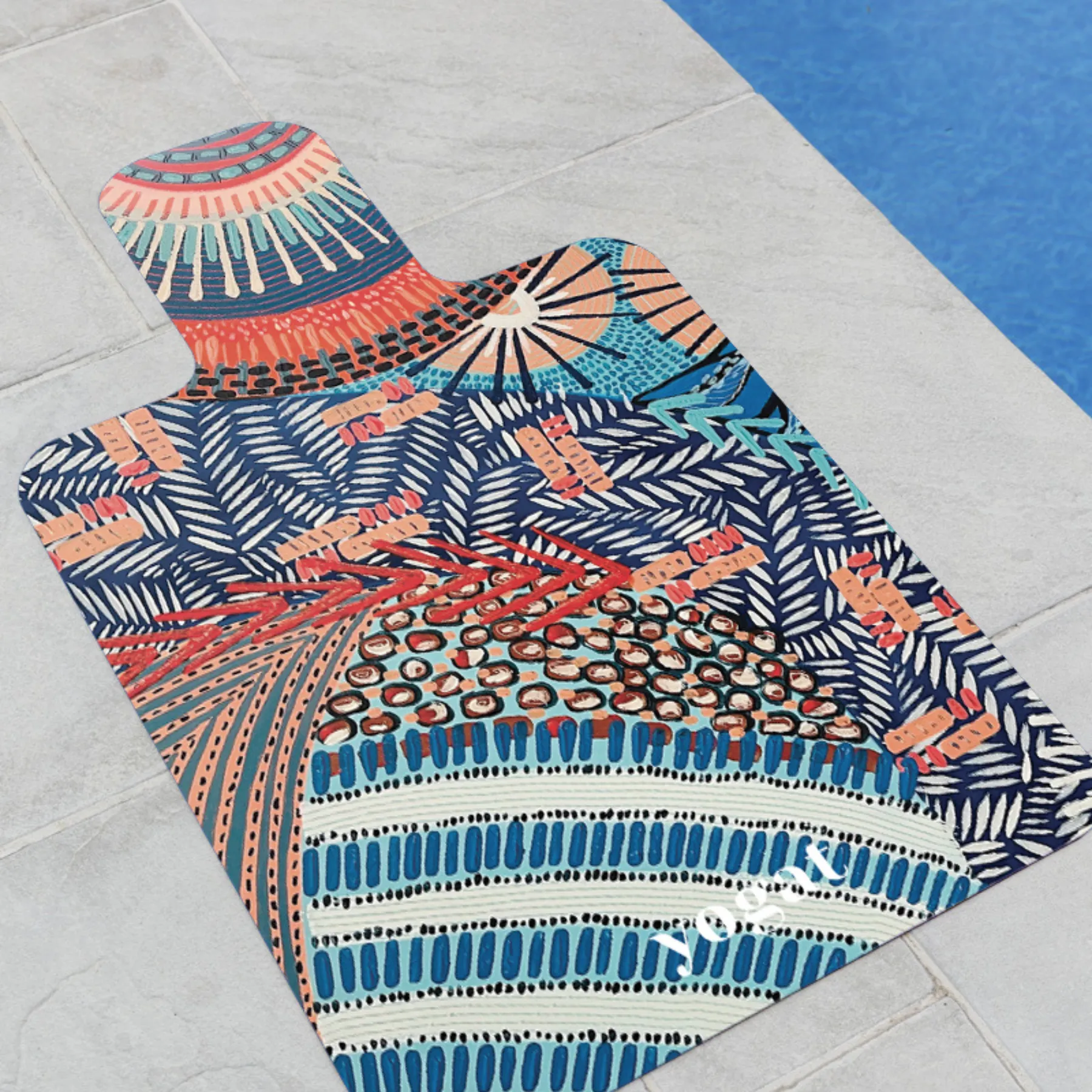 Eco-Friendly Reformer Pilates Mat - Nicole Orange