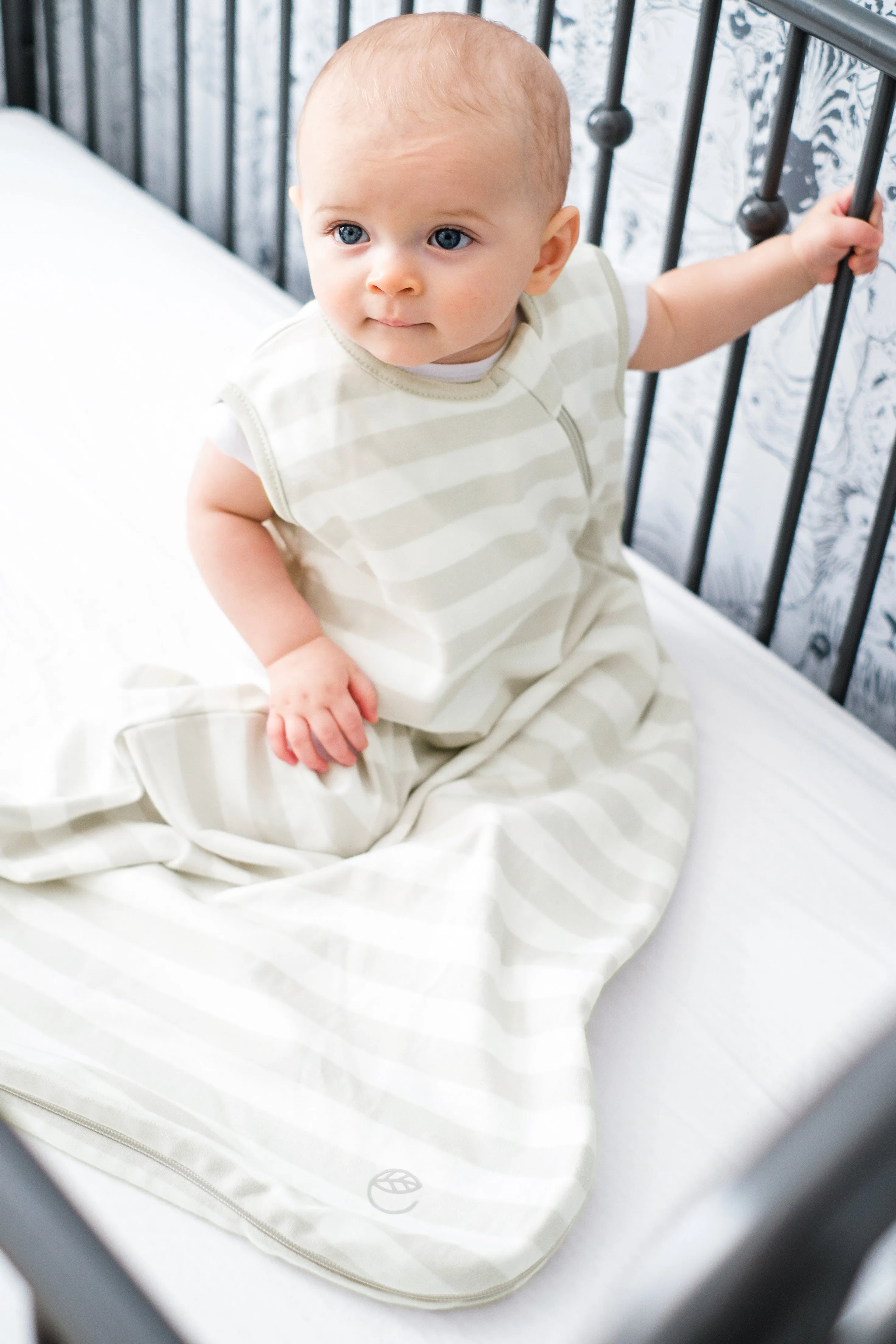 Ecolino® Organic Cotton Basic Baby Sleep Bag or Sack, Gray