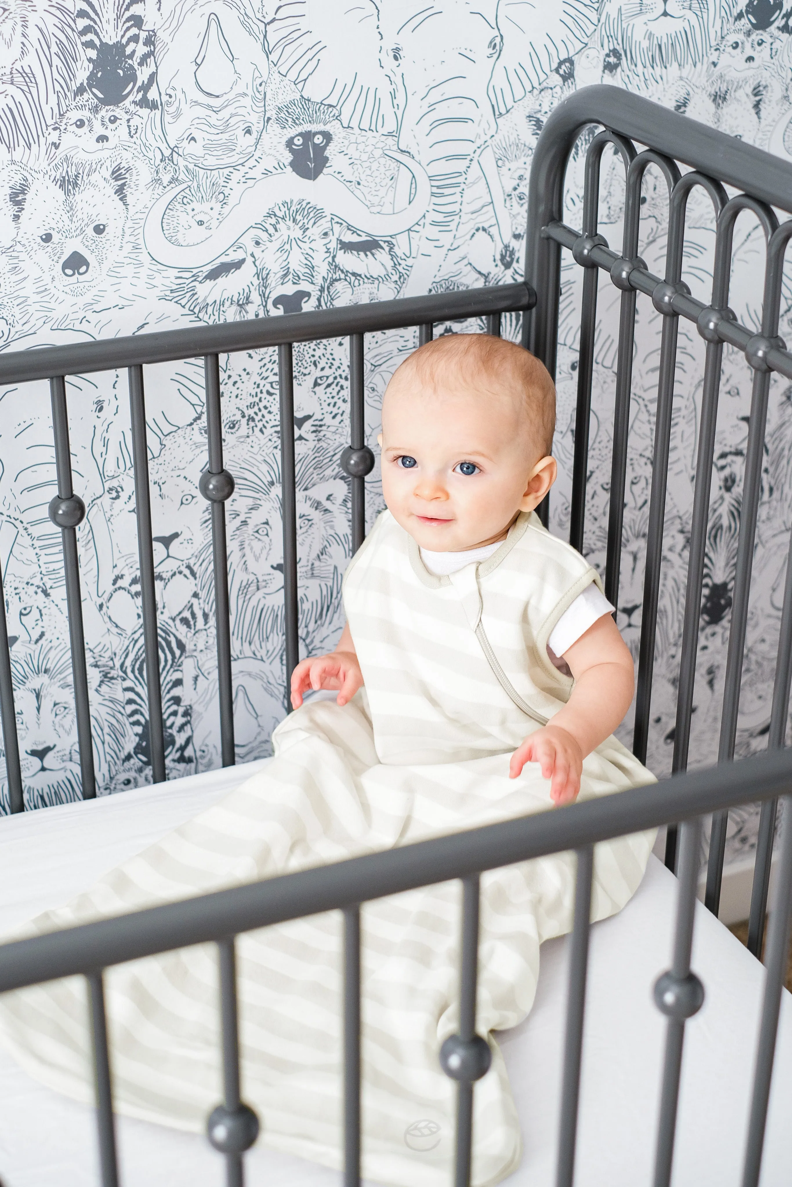 Ecolino® Organic Cotton Basic Baby Sleep Bag or Sack, Gray