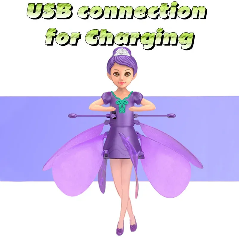 Enchanting  Induction Fairy Helicopter - Magical Hover Toy for All