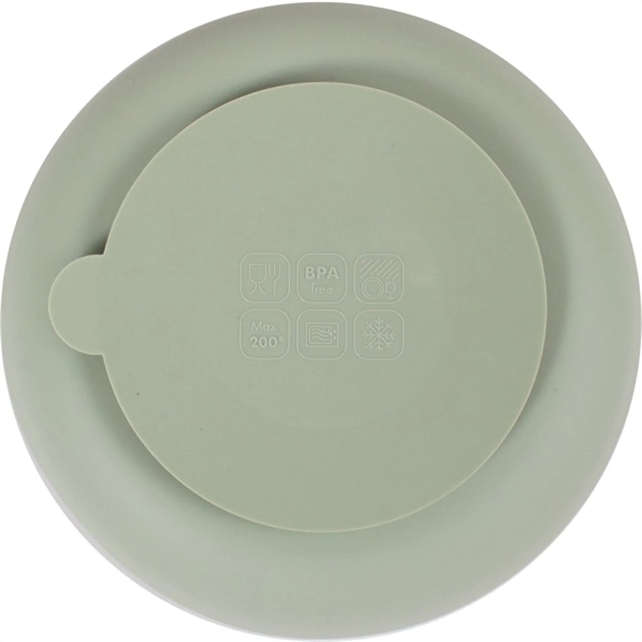 FILIBABBA Plate 2-pack Green