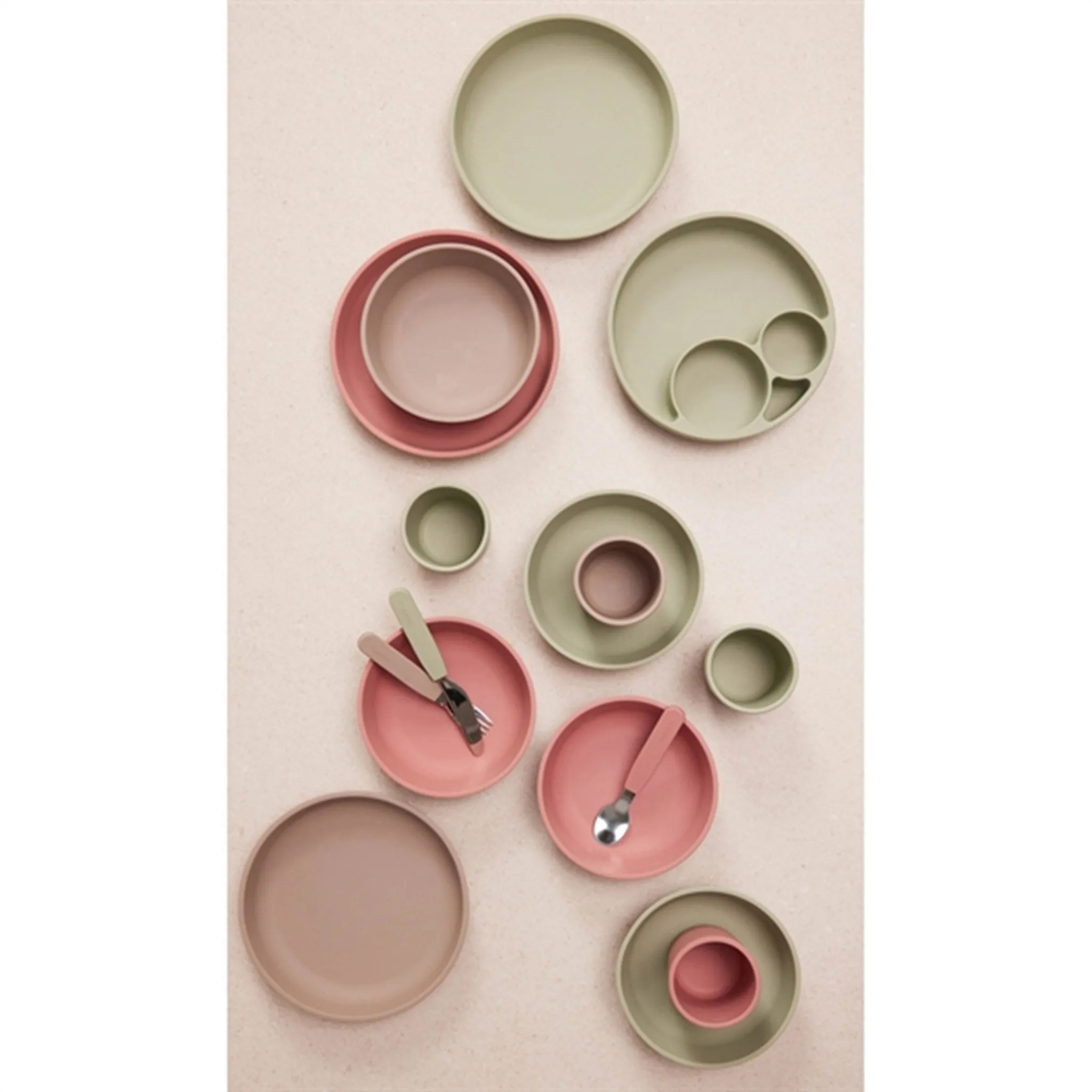 FILIBABBA Plate 2-pack Green