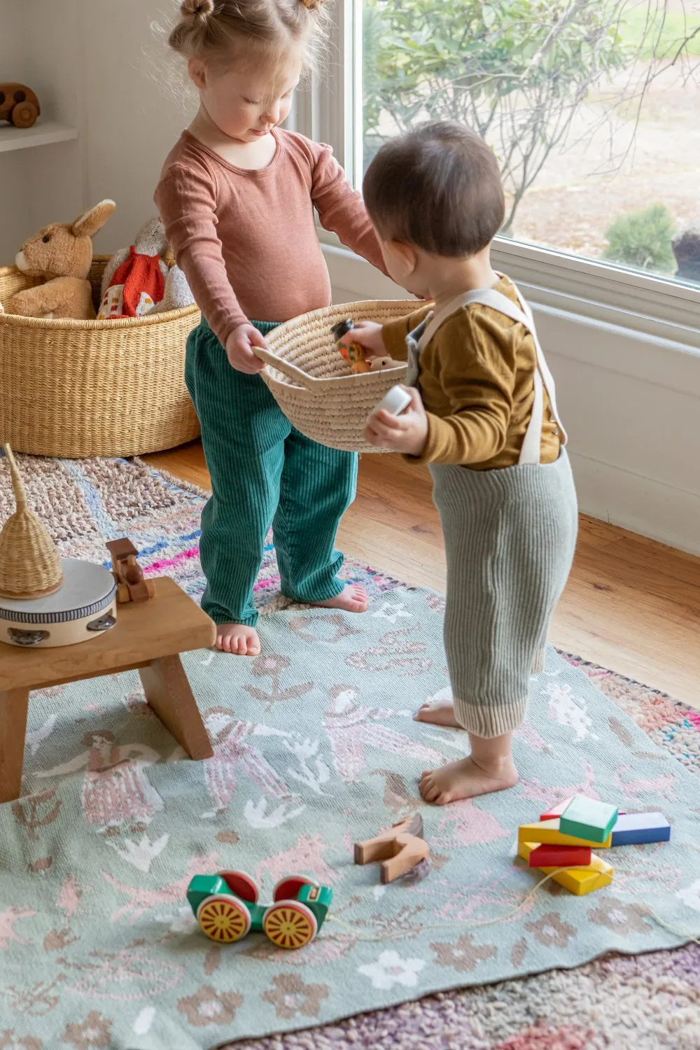 Forest Friends Sky / Baby Blanket