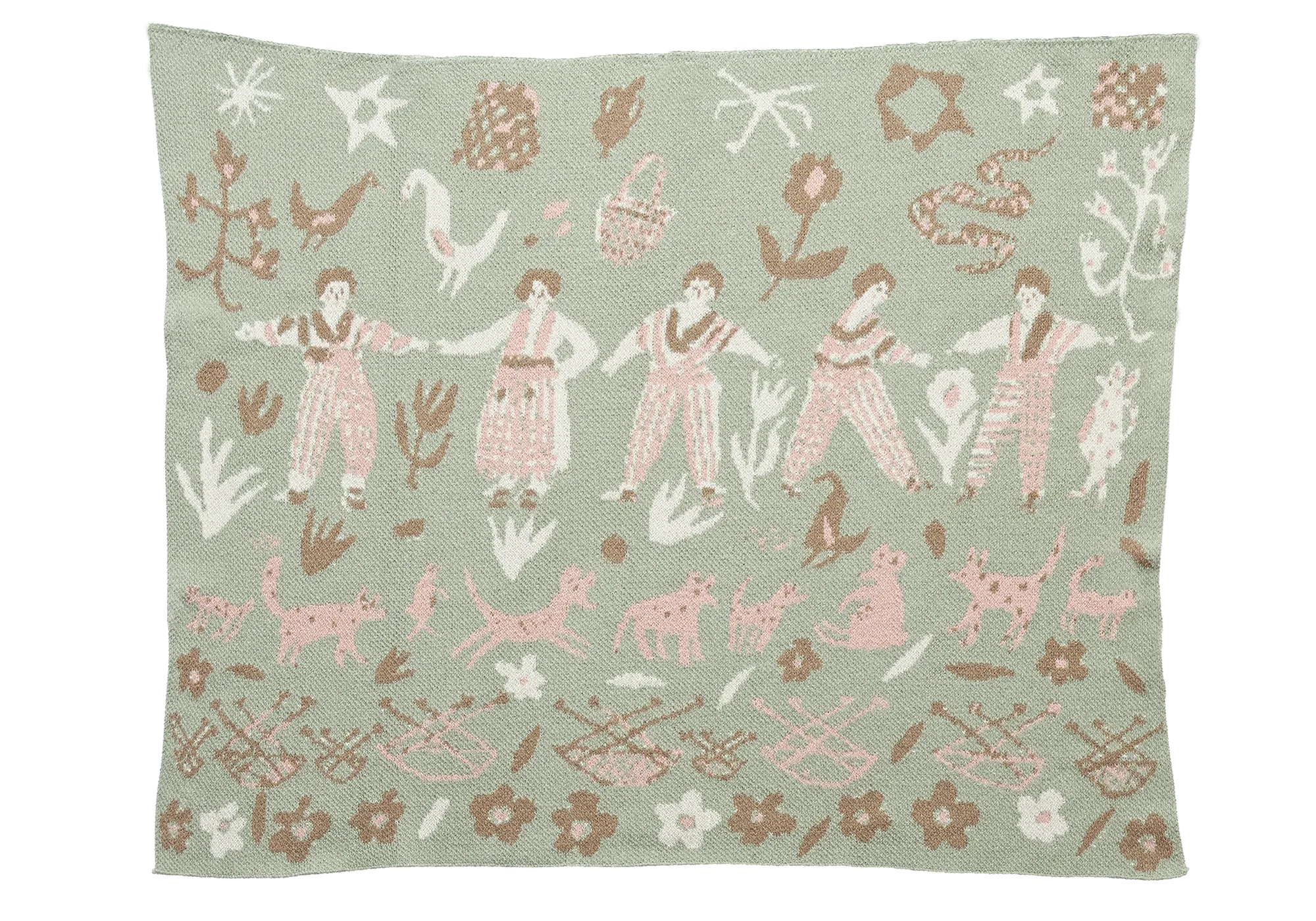 Forest Friends Sky / Baby Blanket